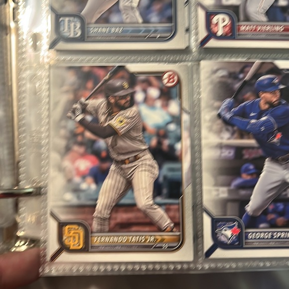 Binder with approx 40 card pages filled front in back at 18 cards per page - Picture 9 of 16